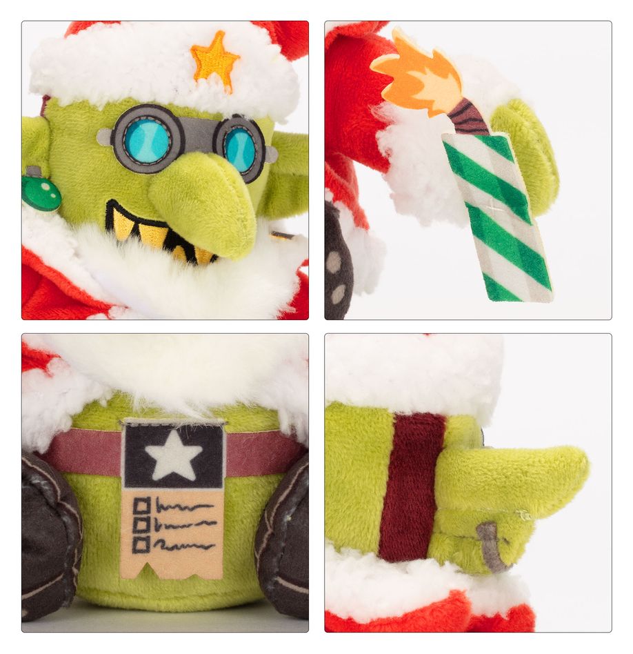 Warhammer 40,000 Da Red Gobbo – Collectible Plush – 6 Inch - Loaded Dice