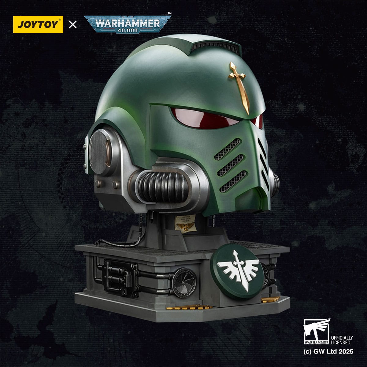 Warhammer 40,000: Dark Angels MkX Helmet & Display Stand 44 cm ETA Jun 2026 - Loaded Dice