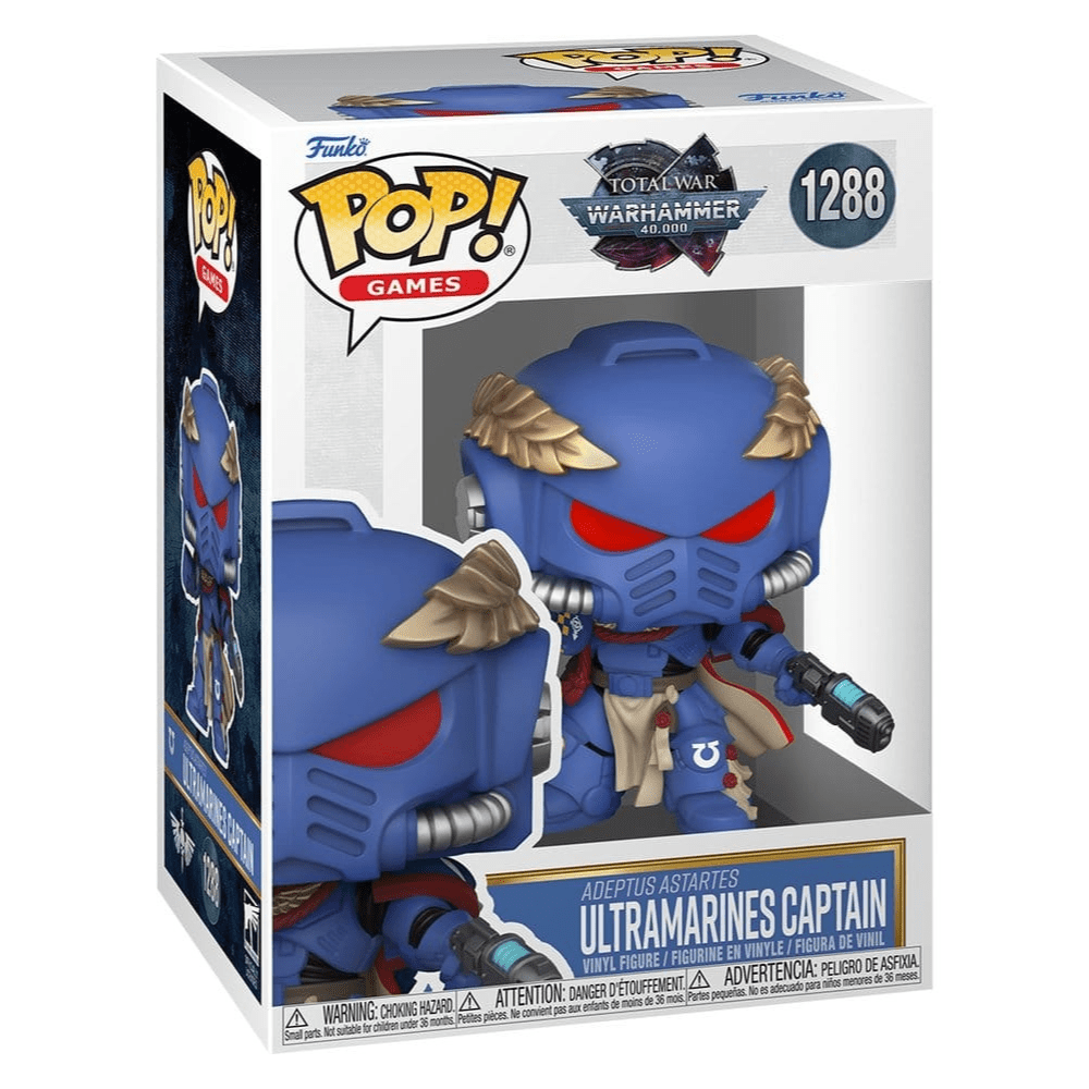 Warhammer 40,000 Funko POP! Ultramarines Captain 9cm (1288) ETA Sep 2026 - Loaded Dice