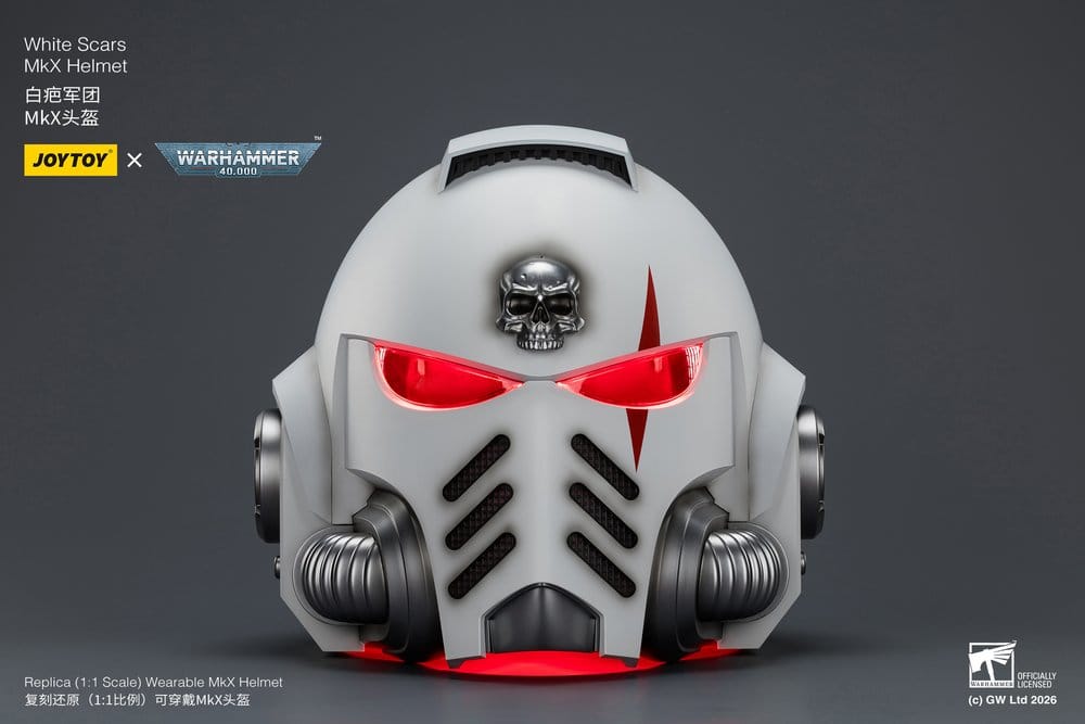 White Scars MkX helmet detail