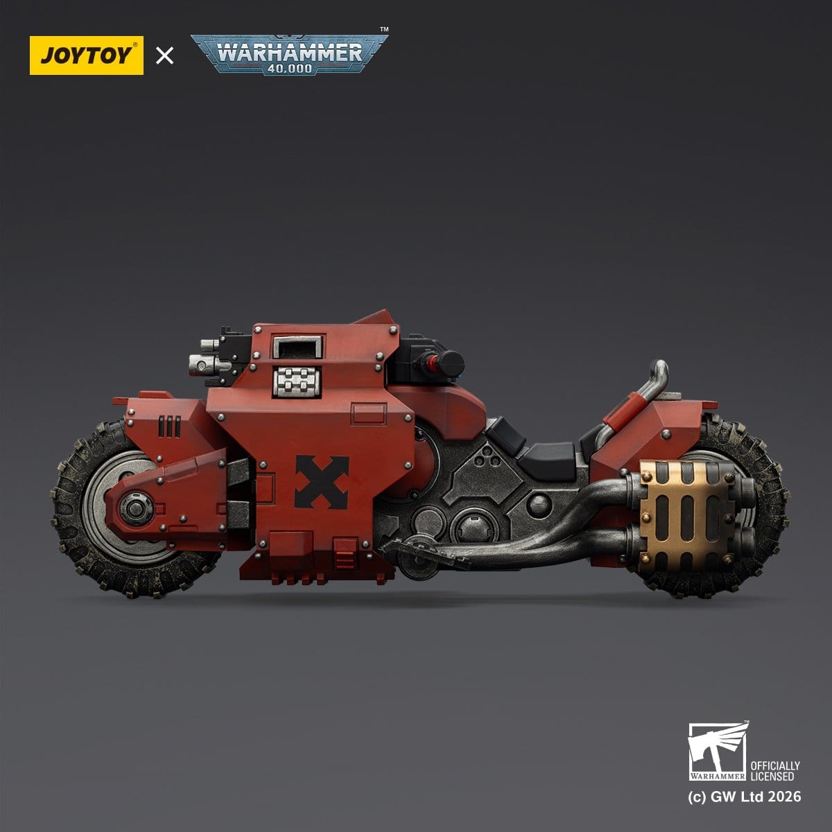 Warhammer 40,000 Raider-pattern Combat Bike Blood Angels with twin-linked bolt rifles 22 cm ETA Sep 2026 - Loaded Dice