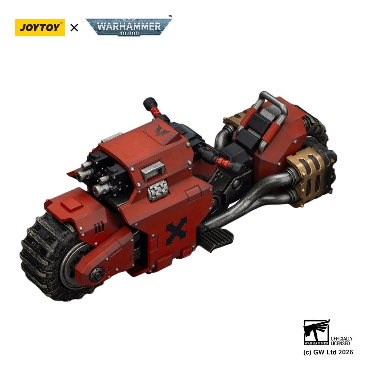 Warhammer 40,000 Raider-pattern Combat Bike Blood Angels with twin-linked bolt rifles 22 cm ETA Sep 2026 - Loaded Dice