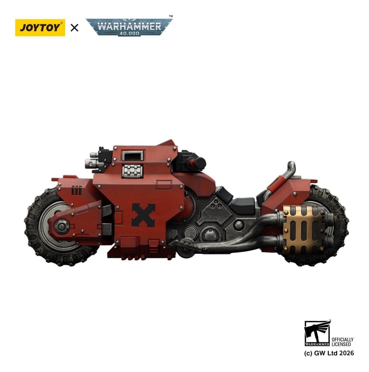 Warhammer 40,000 Raider-pattern Combat Bike Blood Angels with twin-linked bolt rifles 22 cm ETA Sep 2026 - Loaded Dice