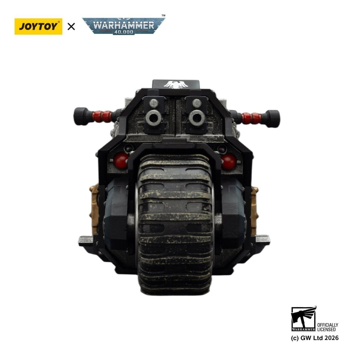 Warhammer 40,000 Raider-pattern Combat Bike Raven Guard with twin-linked bolt rifles 22 cm ETA Sep 2026 - Loaded Dice