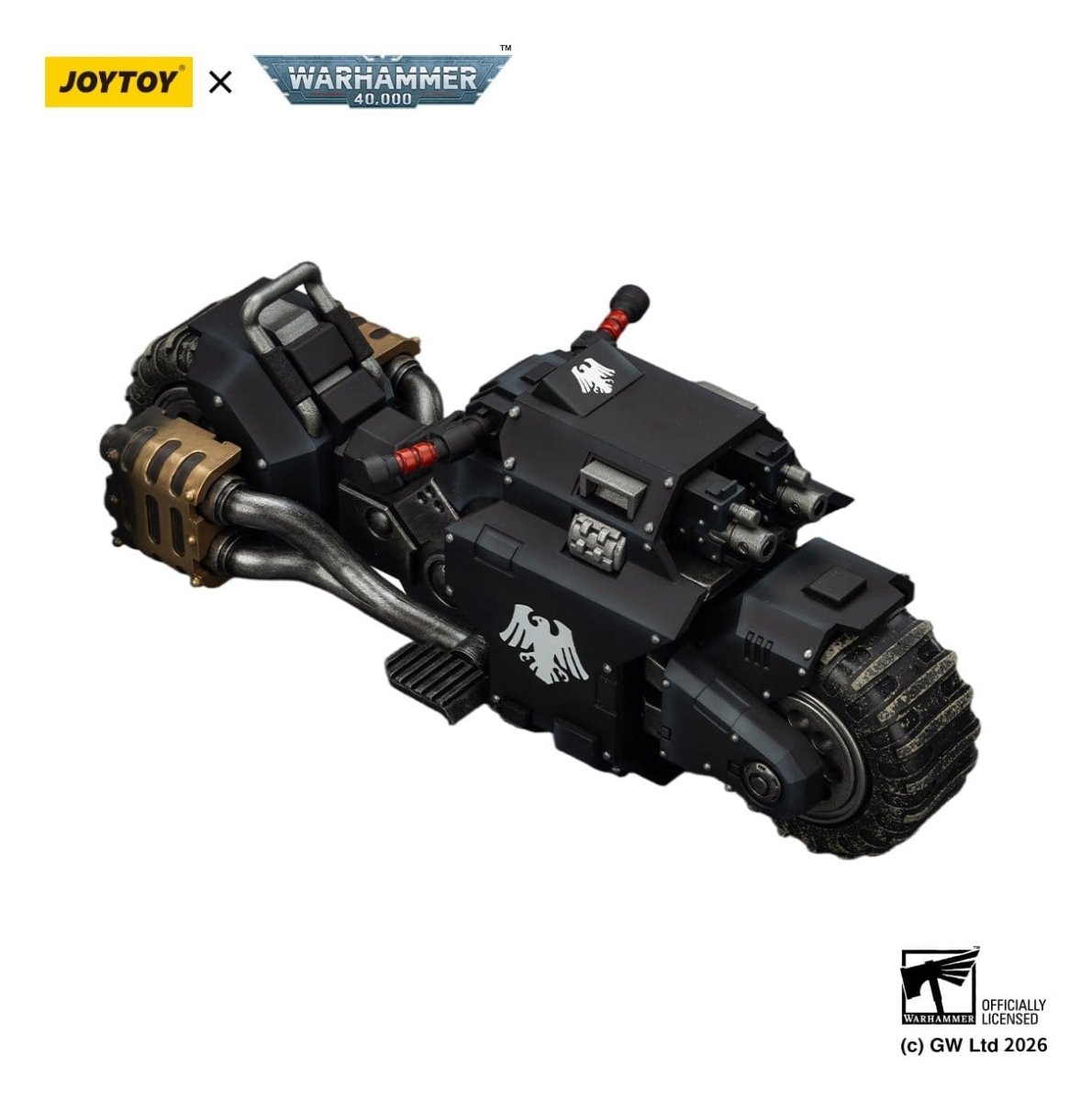 Warhammer 40,000 Raider-pattern Combat Bike Raven Guard with twin-linked bolt rifles 22 cm ETA Sep 2026 - Loaded Dice