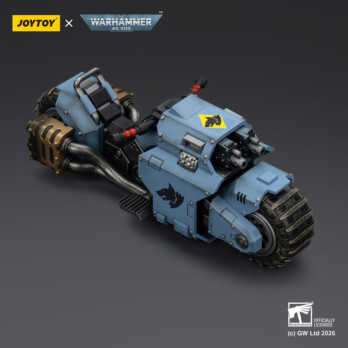 Warhammer 40,000 Raider-pattern Combat Bike Space Wolves with twin-linked bolt rifles 22 cm ETA Sep 2026 - Loaded Dice