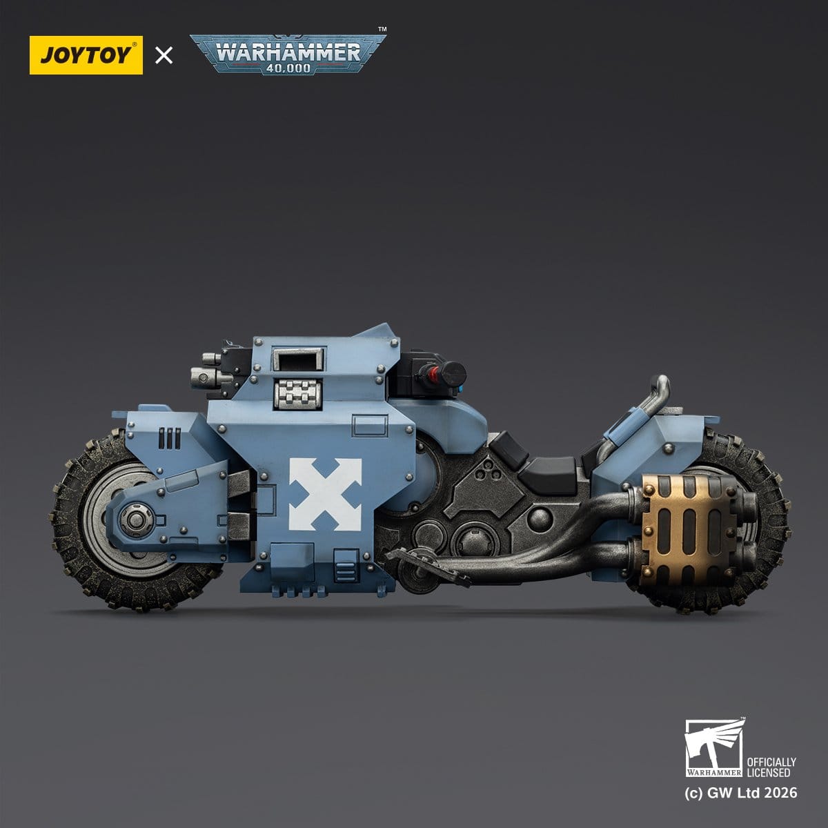 Warhammer 40,000 Raider-pattern Combat Bike Space Wolves with twin-linked bolt rifles 22 cm ETA Sep 2026 - Loaded Dice