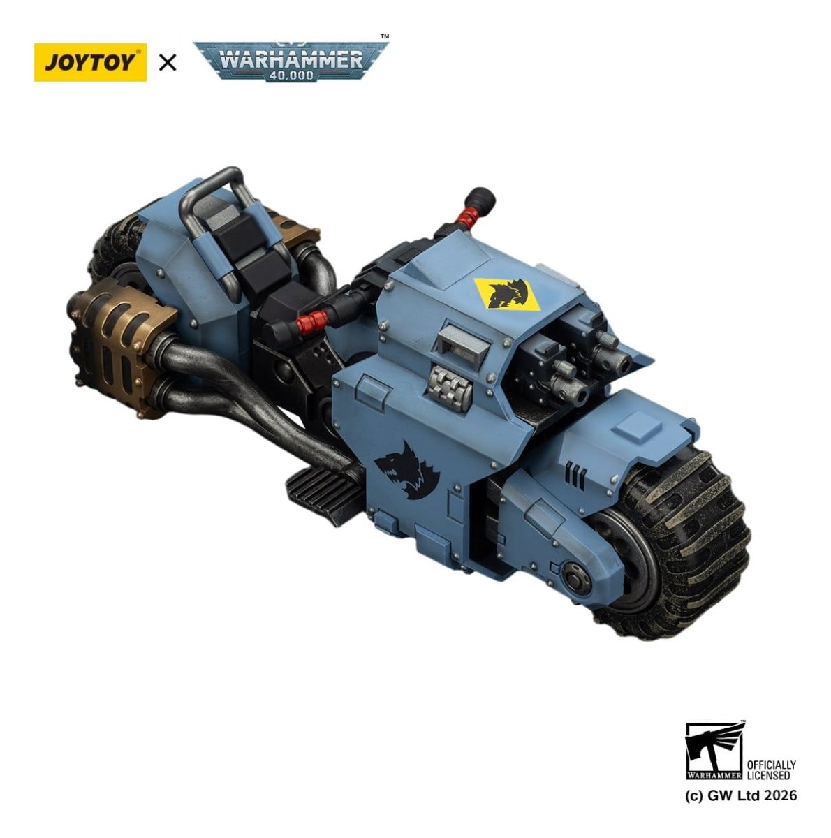 Warhammer 40,000 Raider-pattern Combat Bike Space Wolves with twin-linked bolt rifles 22 cm ETA Sep 2026 - Loaded Dice