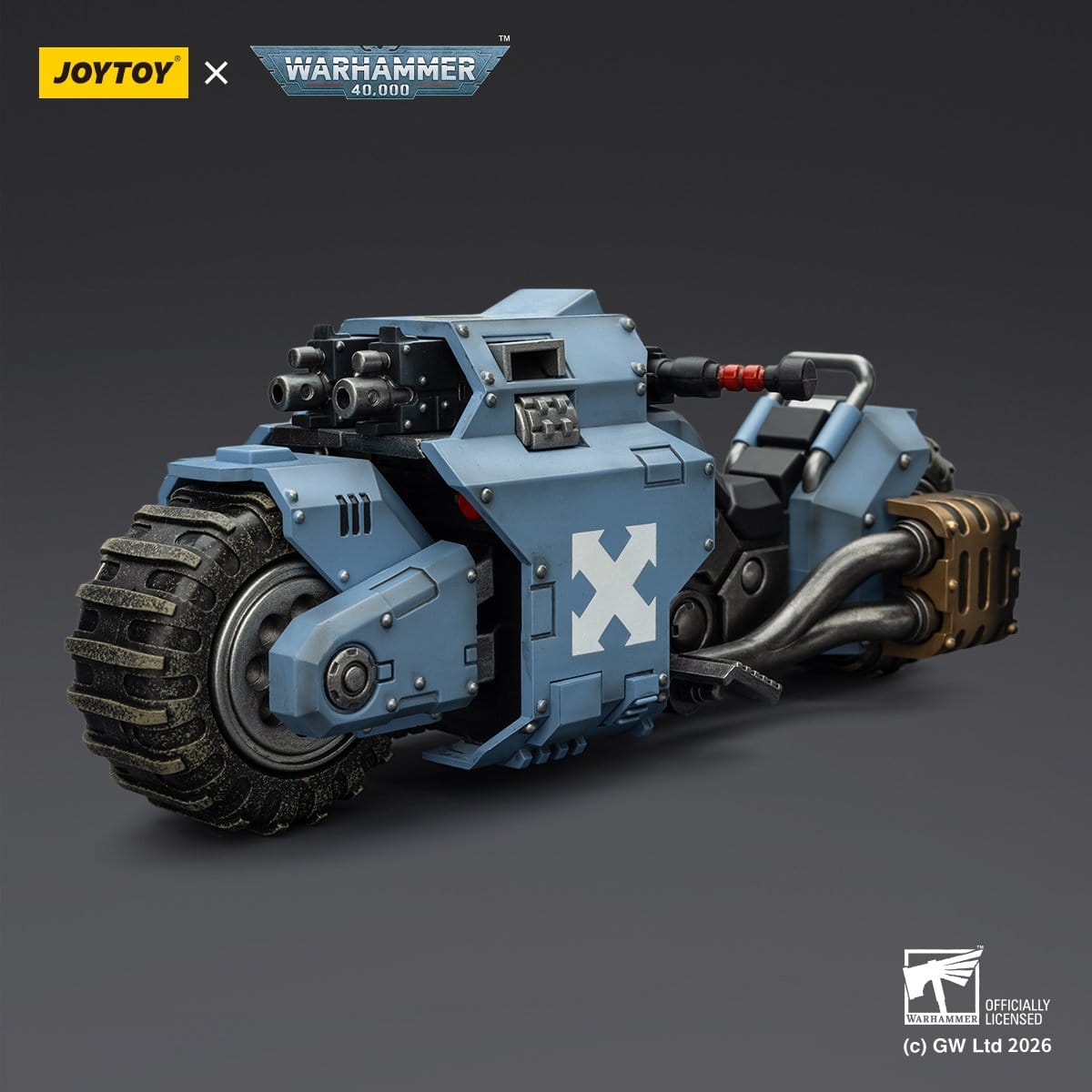 Warhammer 40,000 Raider-pattern Combat Bike Space Wolves with twin-linked bolt rifles 22 cm ETA Sep 2026 - Loaded Dice