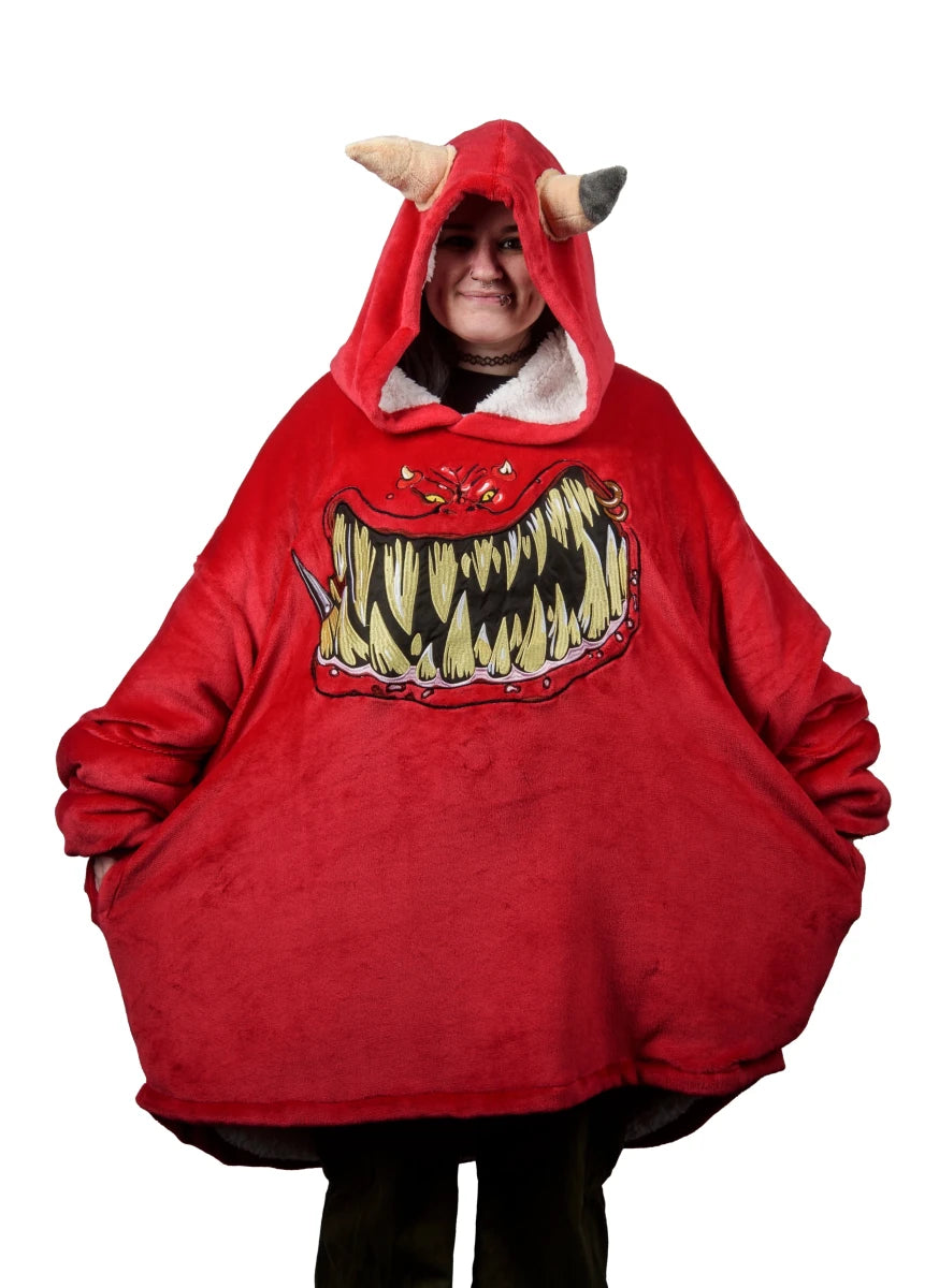 Warhammer 40,000: Red Squig Hooded Blanket - Loaded Dice