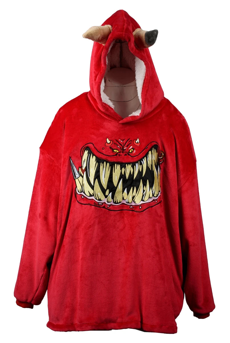 Warhammer 40,000: Red Squig Hooded Blanket - Loaded Dice