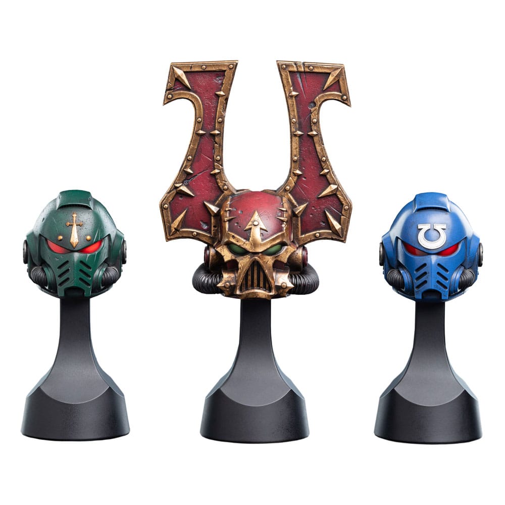 Dark Angels replica helm detail