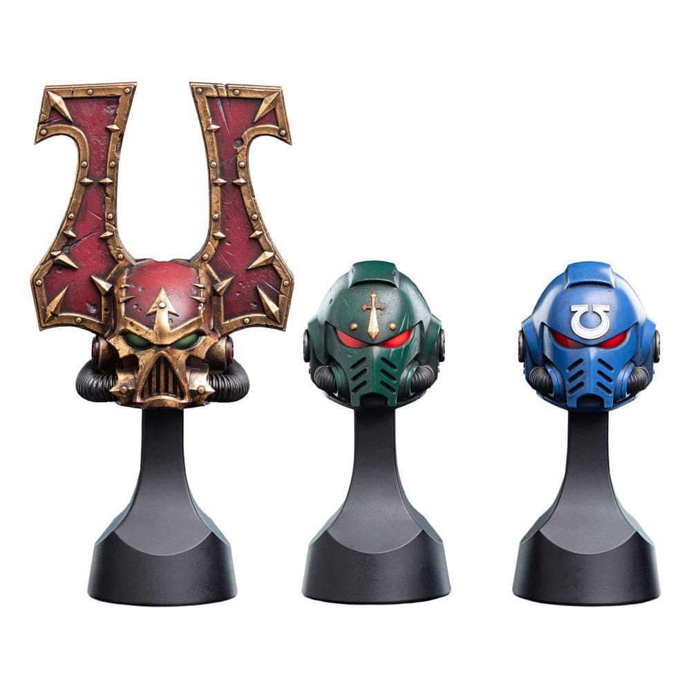 Dark Angels replica helm detail
