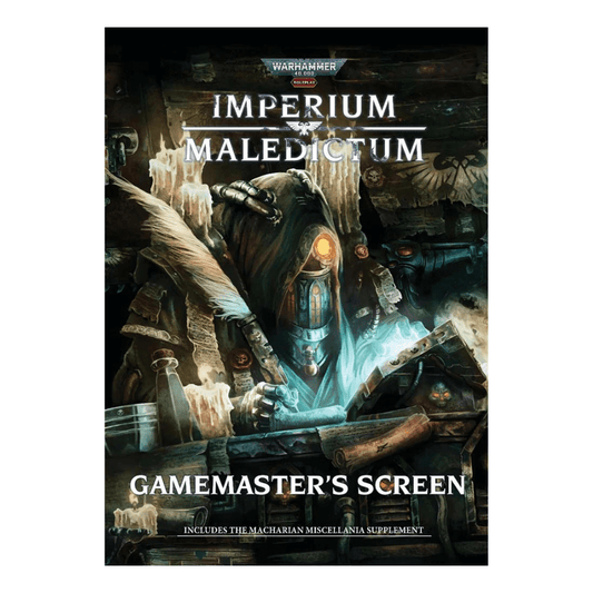 Warhammer 40,000 Roleplay: Imperium Maledictum Gamemaster's Screen roleplaying book