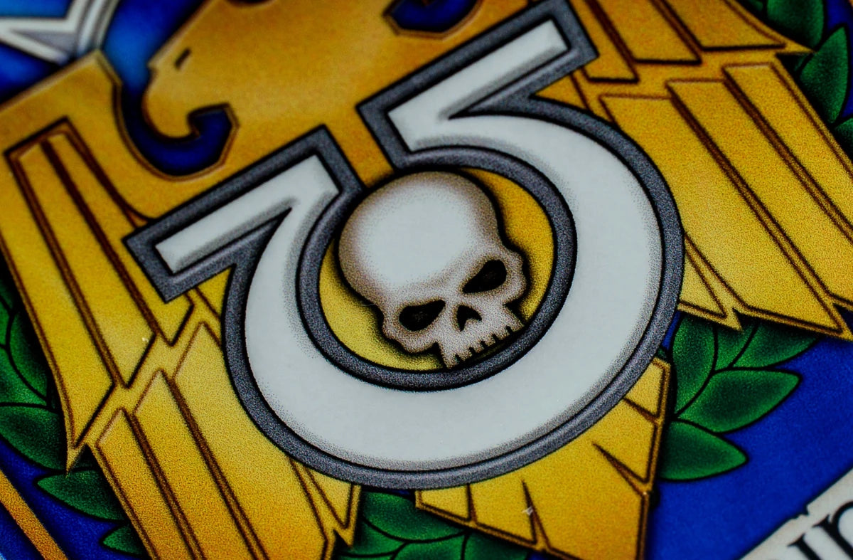 Warhammer 40,000: Ultramarines Chapter Desk Banner - Loaded Dice