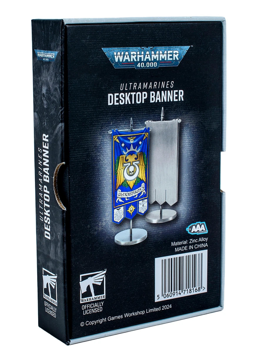 Warhammer 40,000 Ultramarines desktop banner retail box, officially licensed