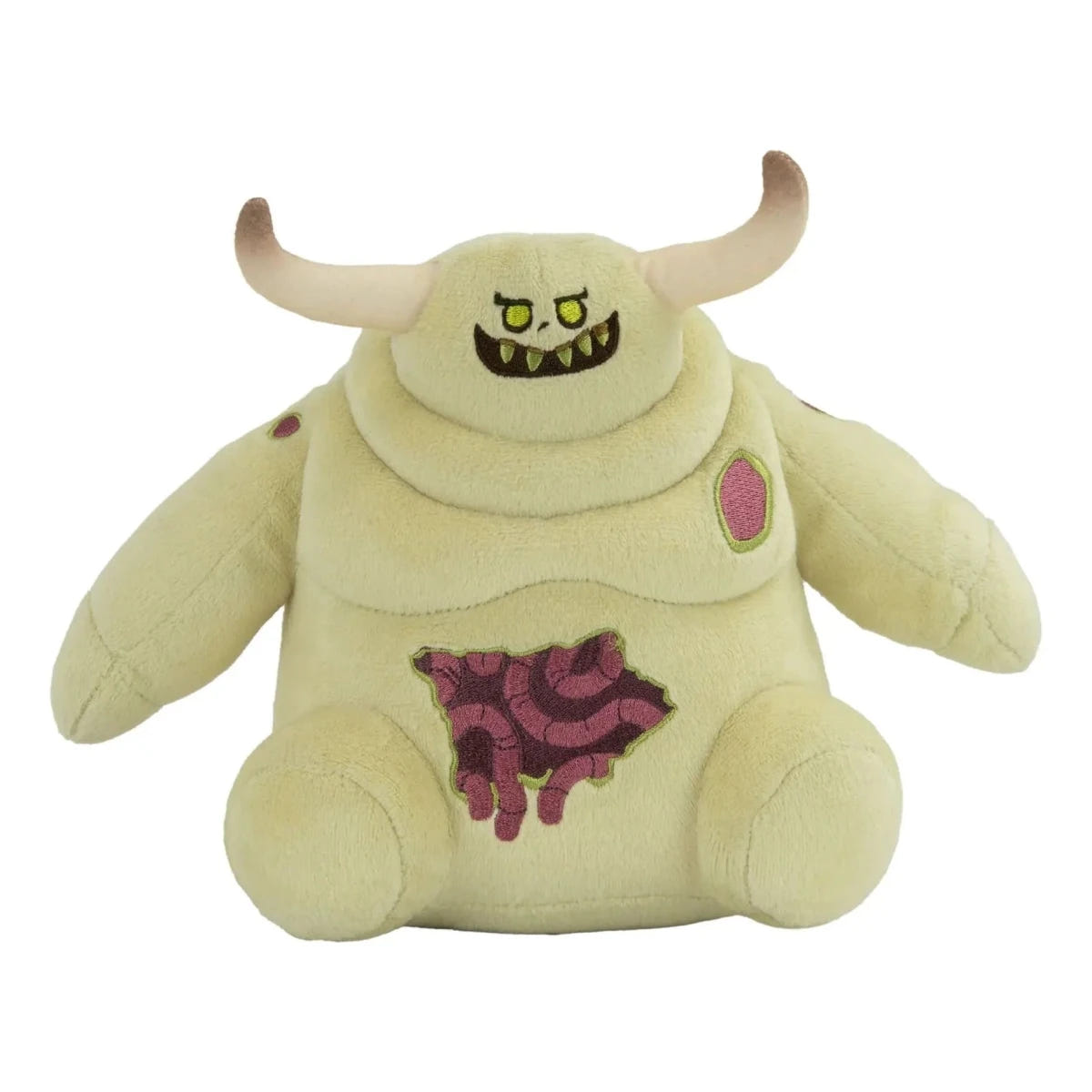 TOMY Warhammer 40k Nurgling Little Unclean One plush, pale green with horns and embroidered belly