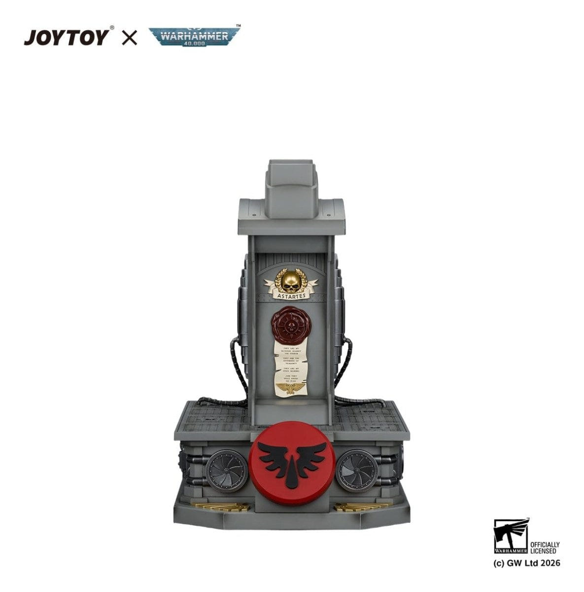 Warhammer 40k Replica Blood Angels MkX Helmet with Display Stand 44cm