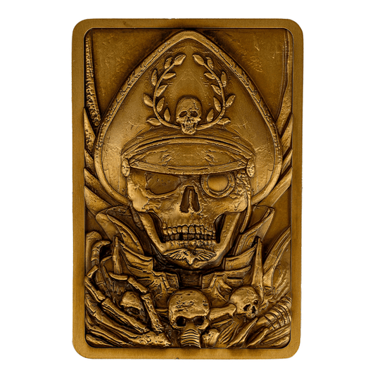 Warhammer 40,000 Astra Militarum Commissar Yarrick collectible metal ingot