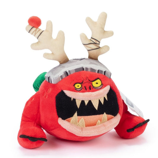 Warhammer Bounca squig plush with Christmas antlers by TOMY