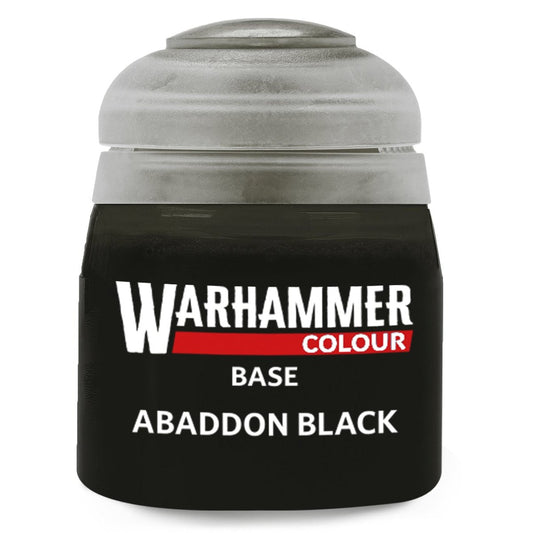 Warhammer Colour Base Abaddon Black