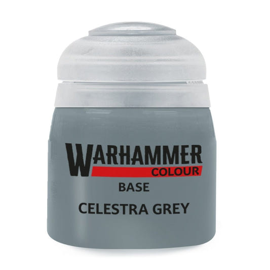 Warhammer Colour Base: Celestra Grey 12ml - Loaded Dice