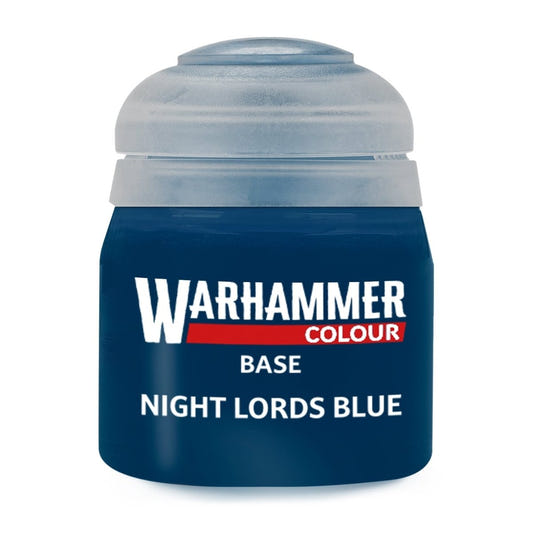 Warhammer Colour Base: Night Lords Blue 12ml - Loaded Dice