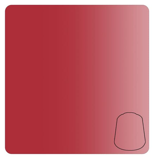 Warhammer Colour Contrast Baal Red 18ml paint, colour swatch in rich crimson red gradient