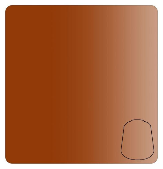 Warhammer Colour Contrast Gore-Grunta Fur 18ml paint, colour swatch in warm orange brown gradient