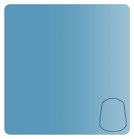 Warhammer Colour Contrast Pylar Glacier 18ml paint, colour swatch in soft icy blue gradient