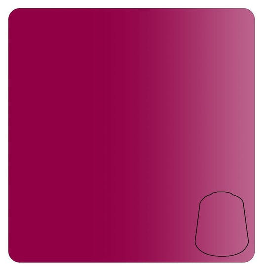 Warhammer Colour Contrast Volupus Pink 18ml paint, colour swatch in deep magenta pink gradient