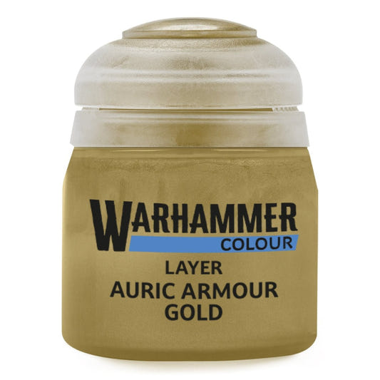 warhammer colour layer auric armour gold