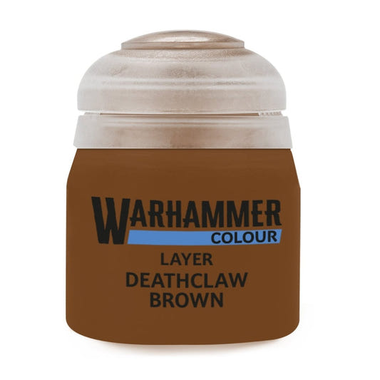 Warhammer Colour Layer: Deathclaw Brown 12ml - Loaded Dice