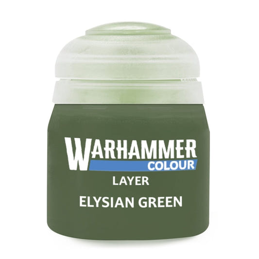 Warhammer Colour Layer: Elysian Green 12ml - Loaded Dice
