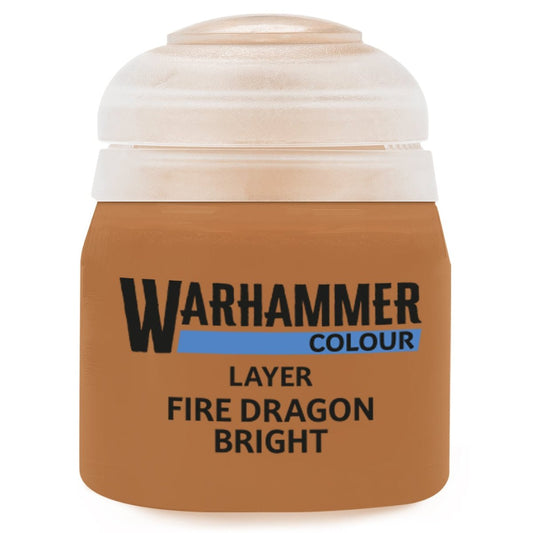 Warhammer Colour Layer: Fire Dragon Bright 12ml - Loaded Dice
