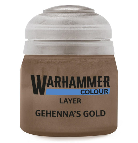 Warhammer Colour Layer: Gehenna's Gold 12ml - Loaded Dice