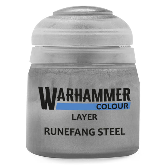 Warhammer Colour Layer: Runefang Steel 12ml - Loaded Dice