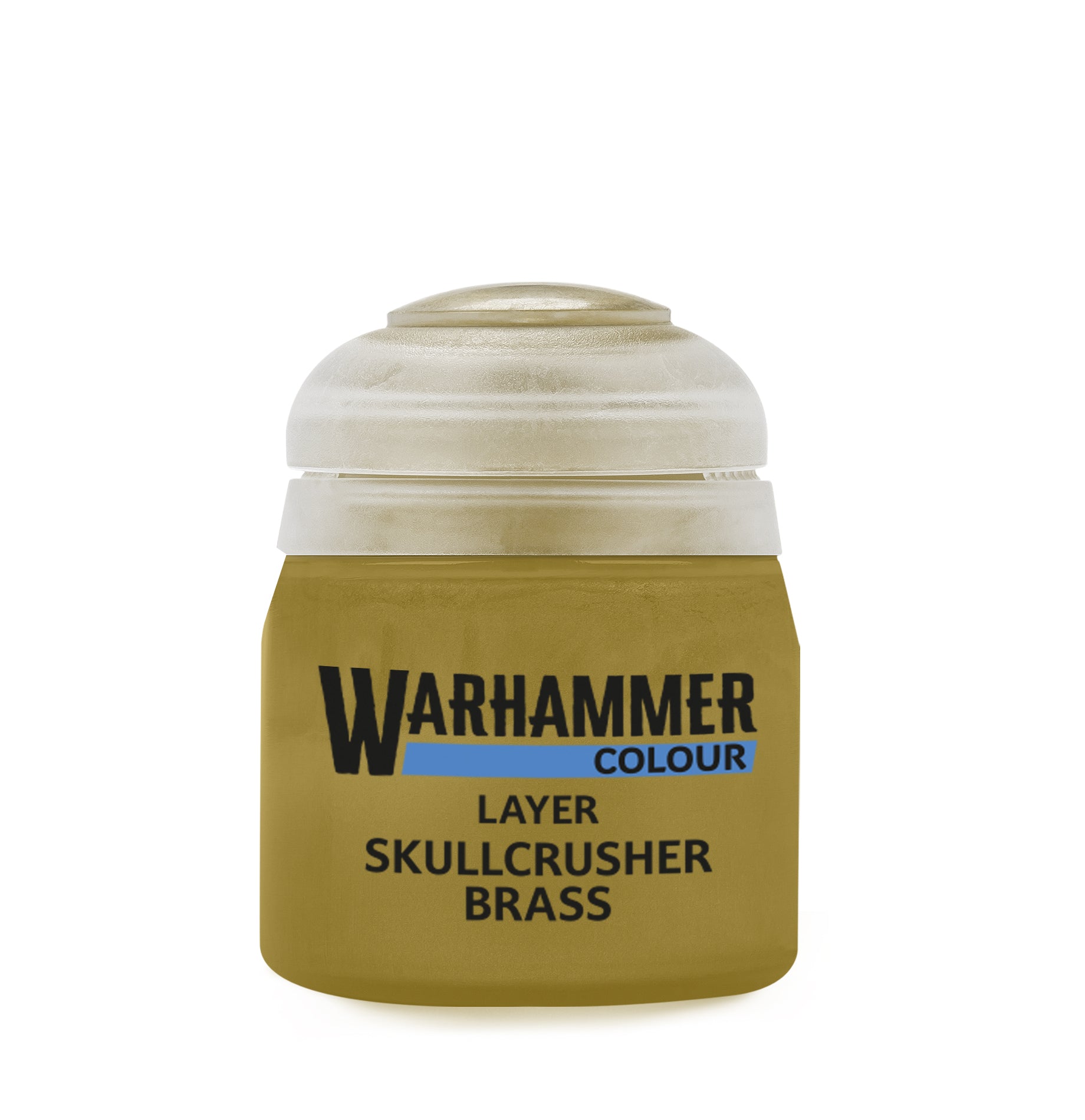Warhammer Colour Layer: Skullcrusher Brass 12ml - Loaded Dice