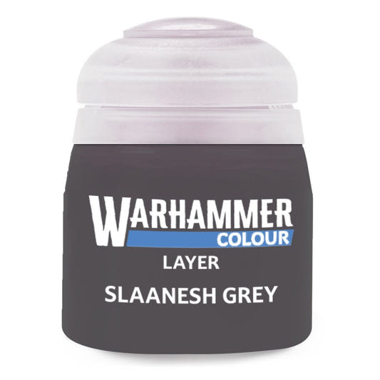 Warhammer Colour Layer: Slaanesh Grey 12ml - Loaded Dice