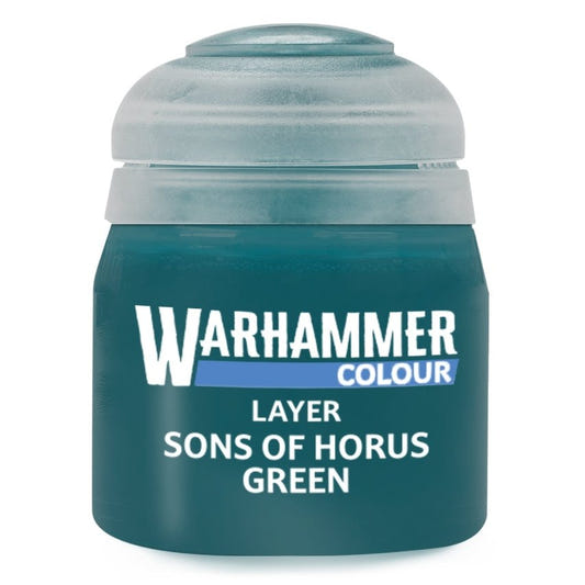 Warhammer Colour Layer: Sons Of Horus Green 12ml - Loaded Dice