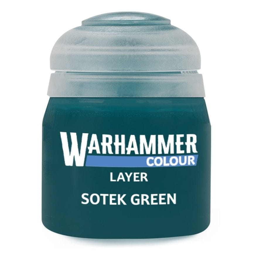 Warhammer Colour Layer: Sotek Green 12ml - Loaded Dice