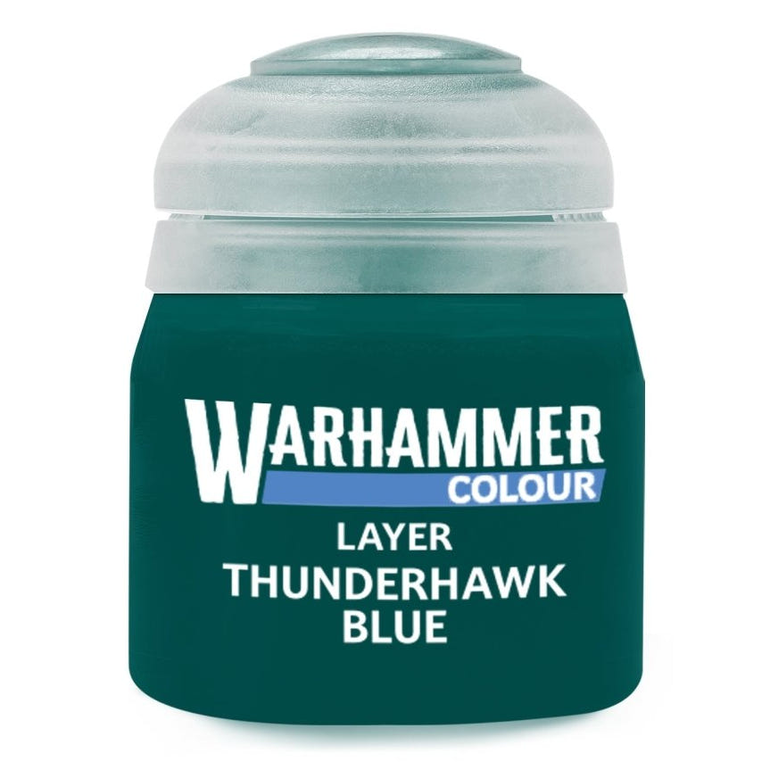 Warhammer Colour Layer: Thunderhawk Blue 12ml paint pot