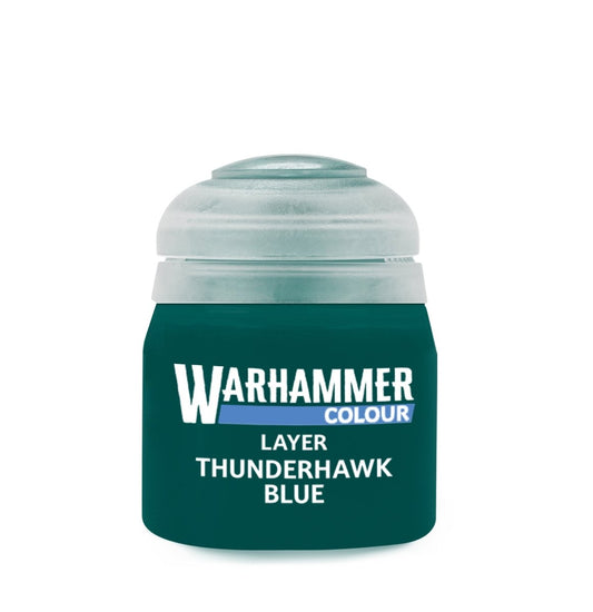 Warhammer Colour Layer: Thunderhawk Blue 12ml paint pot