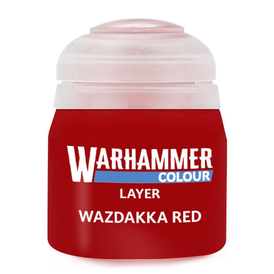 Warhammer Colour Layer: Wazdakka Red 12ml - Loaded Dice