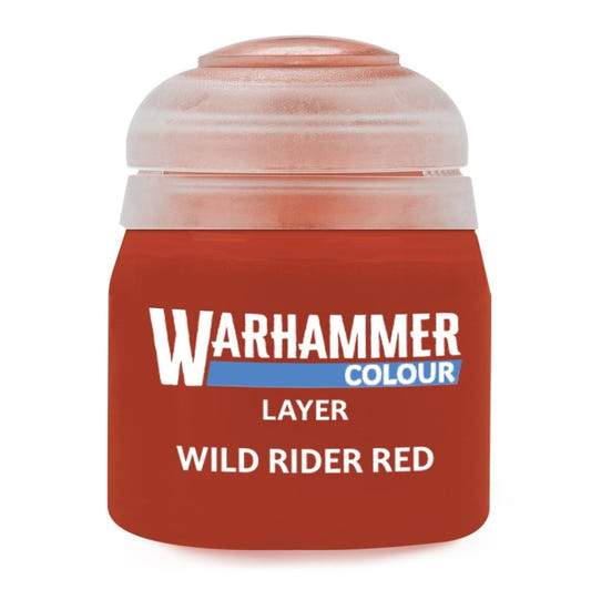 Warhammer Colour Layer: Wild Rider Red 12ml - Loaded Dice