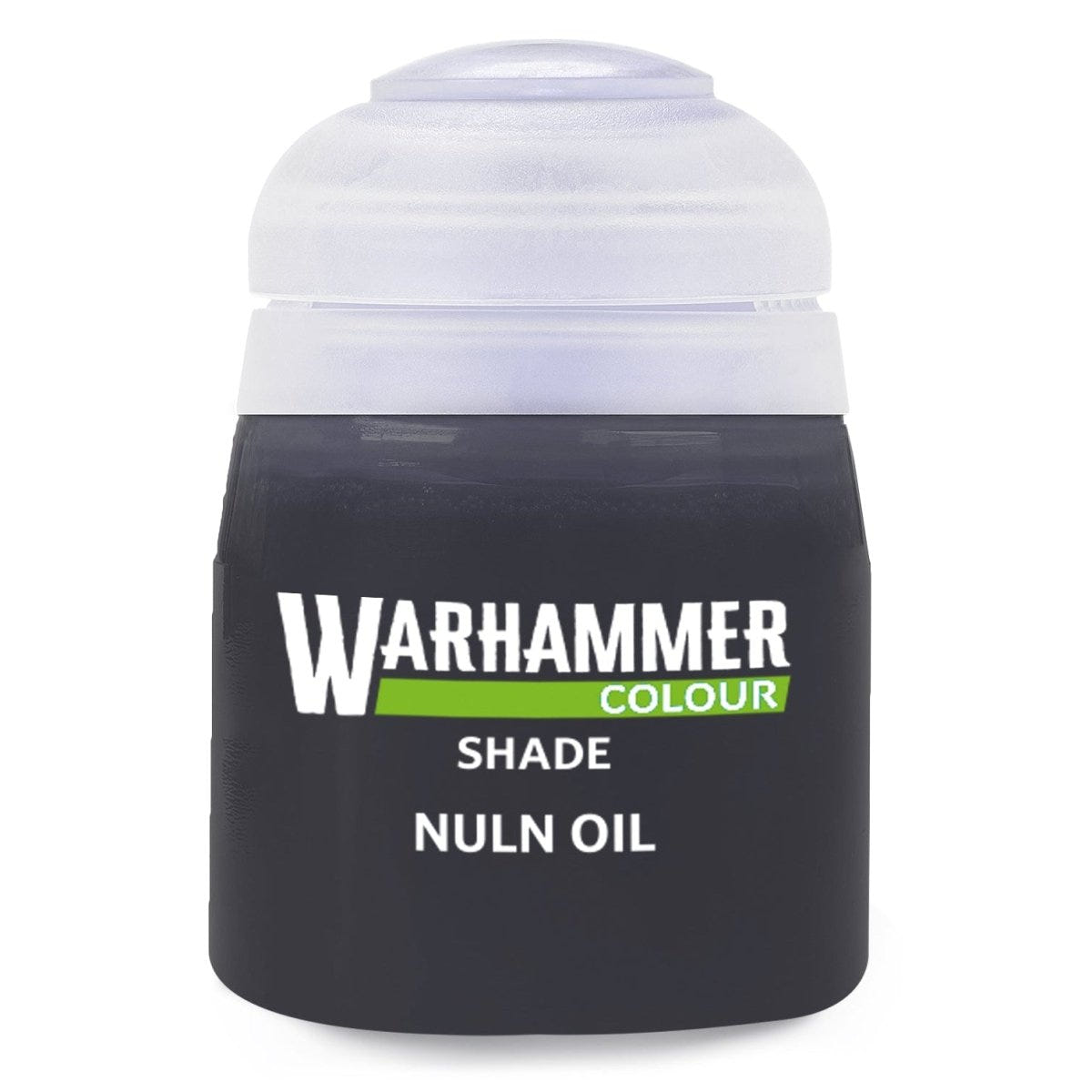 Warhammer Colour Shade: Nuln Oil 18ml paint pot