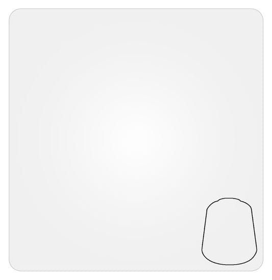 Warhammer Colour Technical Stormshield Satin Varnish 24ml, clear varnish shown as a pale white swatch