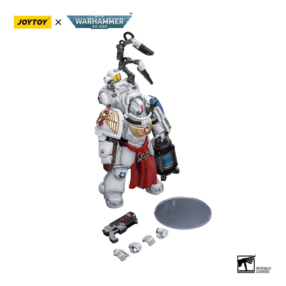 JoyToy Warhammer Apothecary Biologis 1/18 figure, contents: figure, hands, pistol and stand