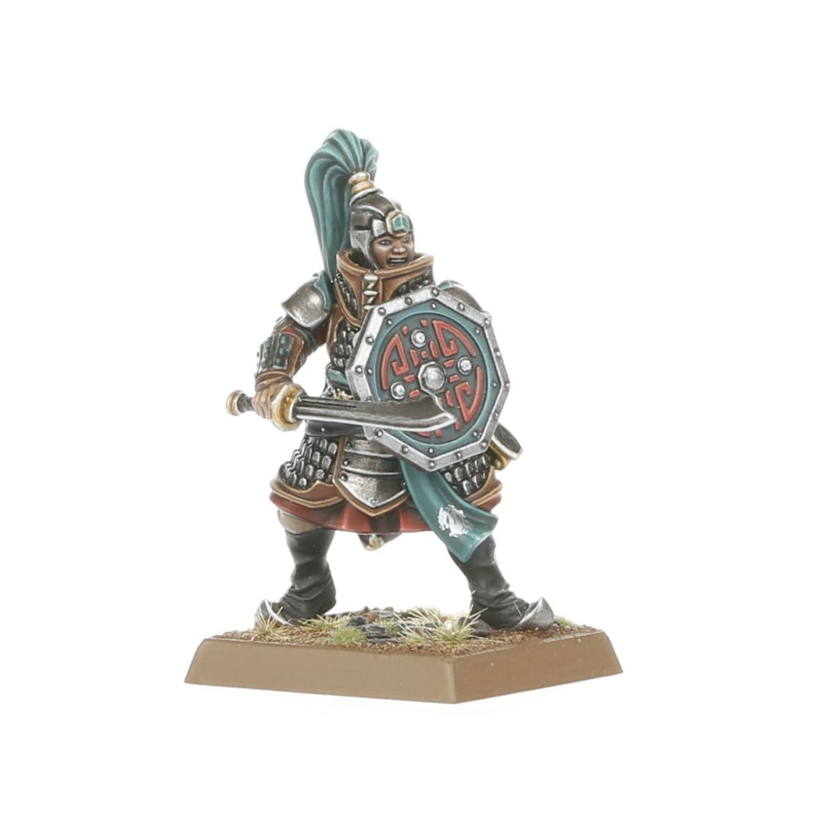 Grand Cathay infantryman with a sword and round shield