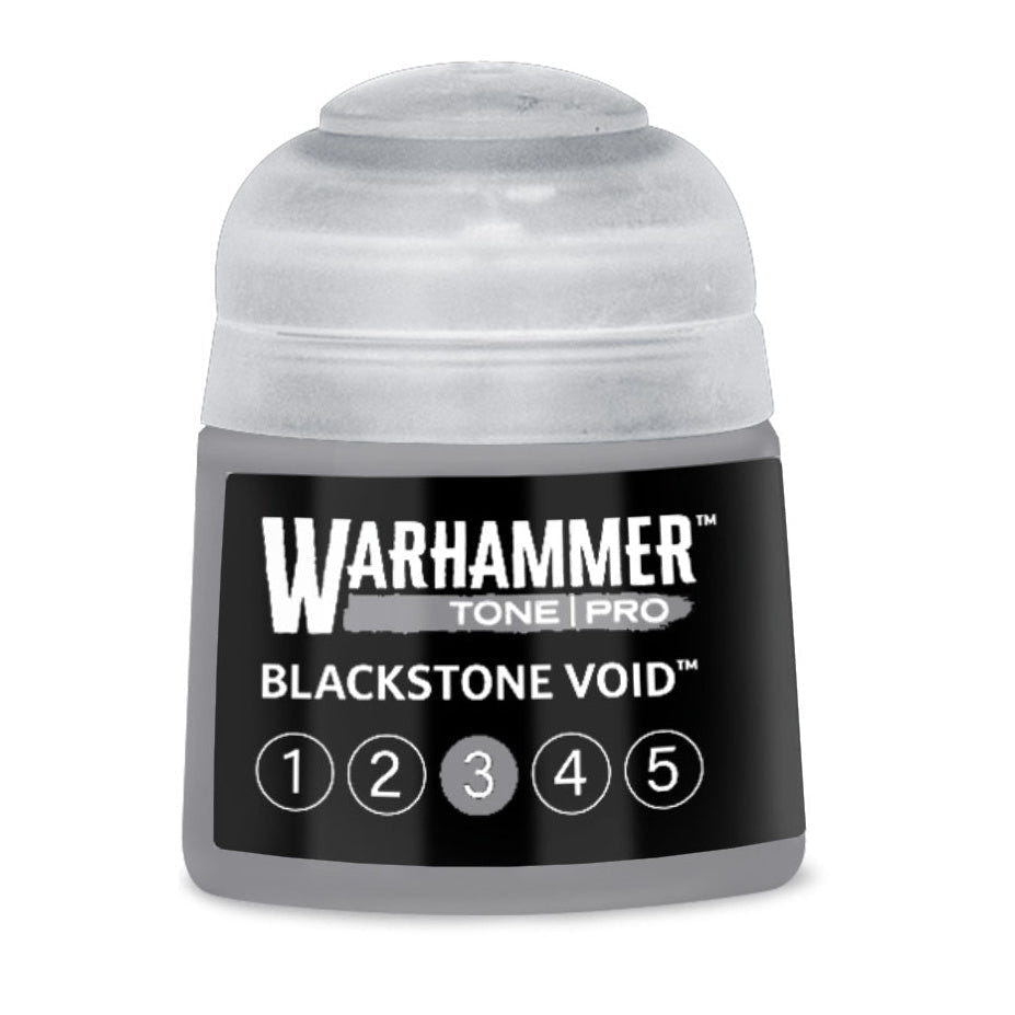Warhammer Tone Pro Blackstone Void 3 12ml paint pot, part of the Blackstone Void 1–5 bundle